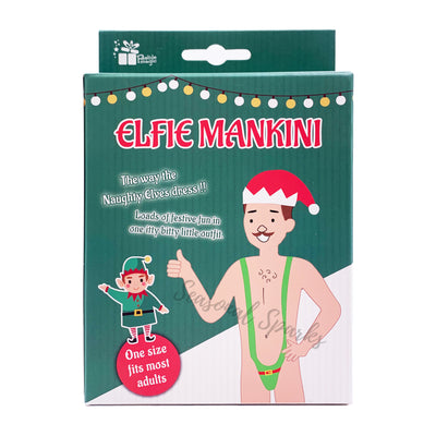 Adult Christmas Elfie Mankini