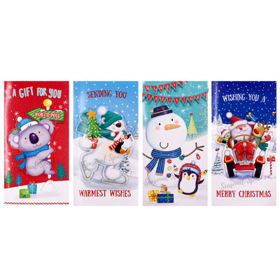 3D Layered Kids Design Money Wallets - Pack of 4