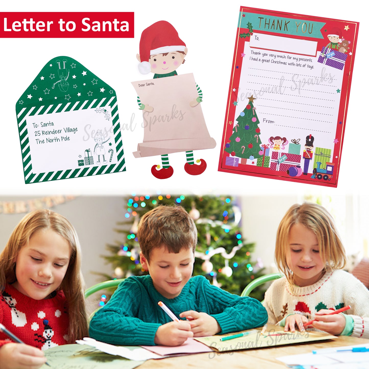 Personalised Letter to Santa – Pack of 6