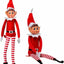 Naughty Plush Red Elf Boy Behavin' Badly