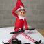 Naughty Plush Red Elf Boy Behavin' Badly