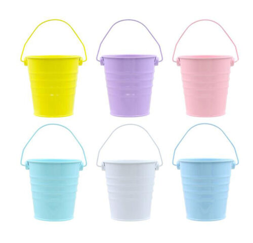 10.5cm Easter Metal Bucket with Handle