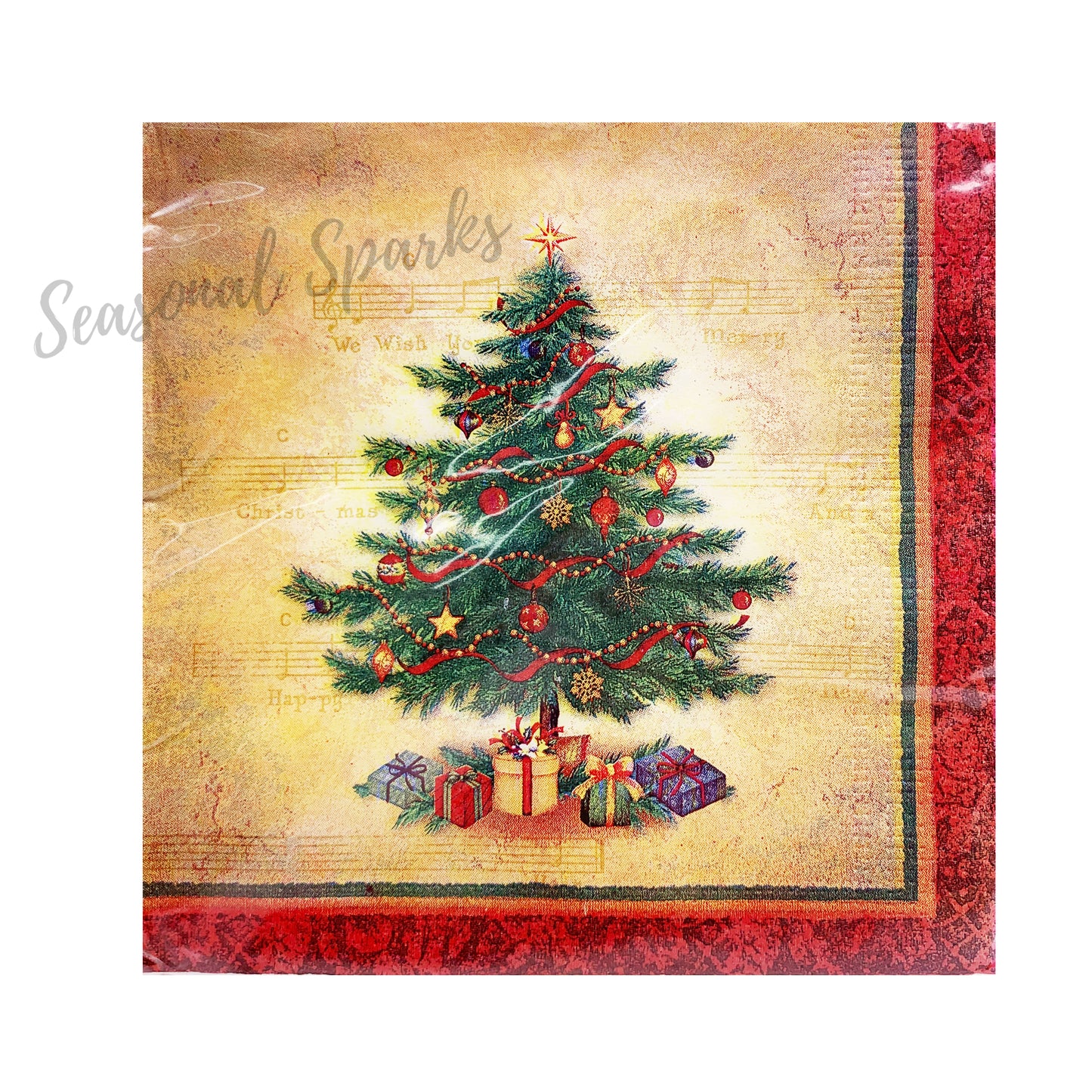 Gift Under The Tree Paper Napkins – Pack of 20