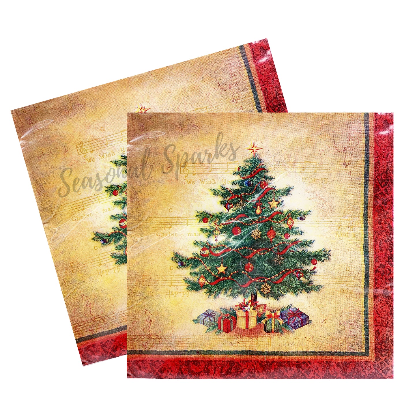 Gift Under The Tree Paper Napkins – Pack of 20