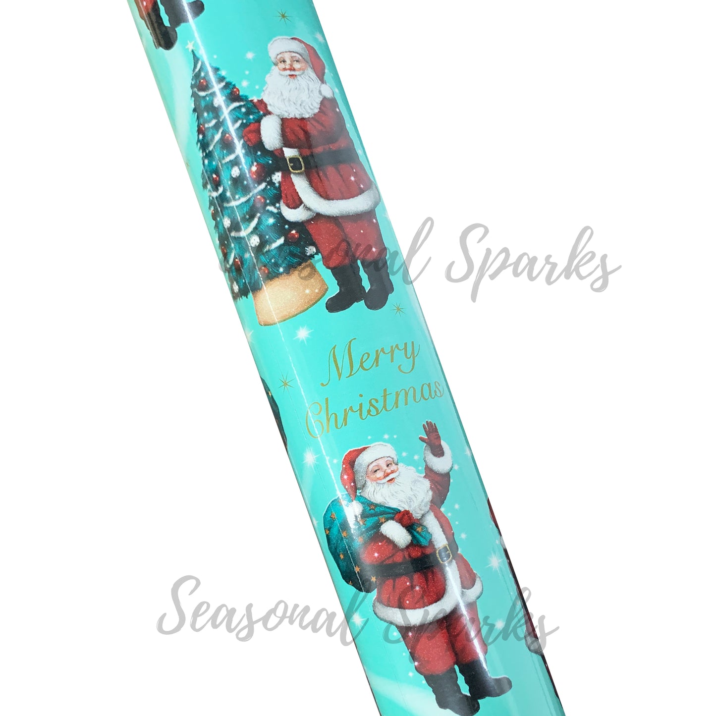 Santa & Tree Gift Wrapping Roll 5M x 70CM