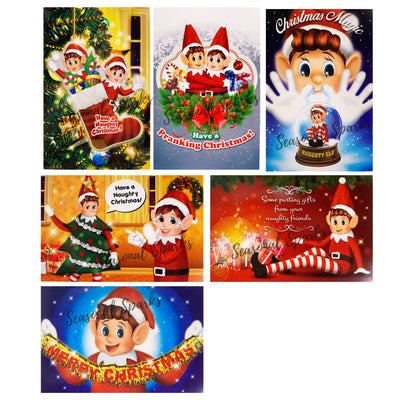 Have a Naughty Christmas Card & Envelopes  – Pack of 6