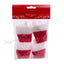 Santa Hat Bottle Toppers – Pack of 4