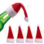 Santa Hat Bottle Toppers – Pack of 4